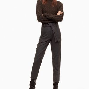 Aritizia Wilfred Dark Grey Wool Jallade Pant